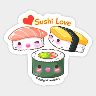 Sushi Love Sticker